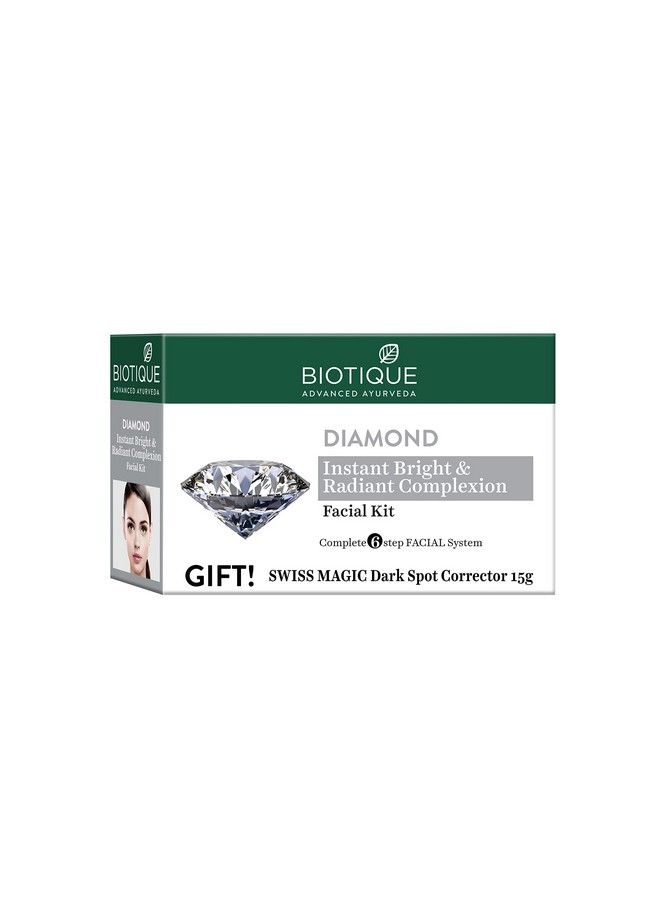Biotique Diamond Instant Bright & Radiant Complexion Facial Kit 65G (Pack Of 2) - Image 2