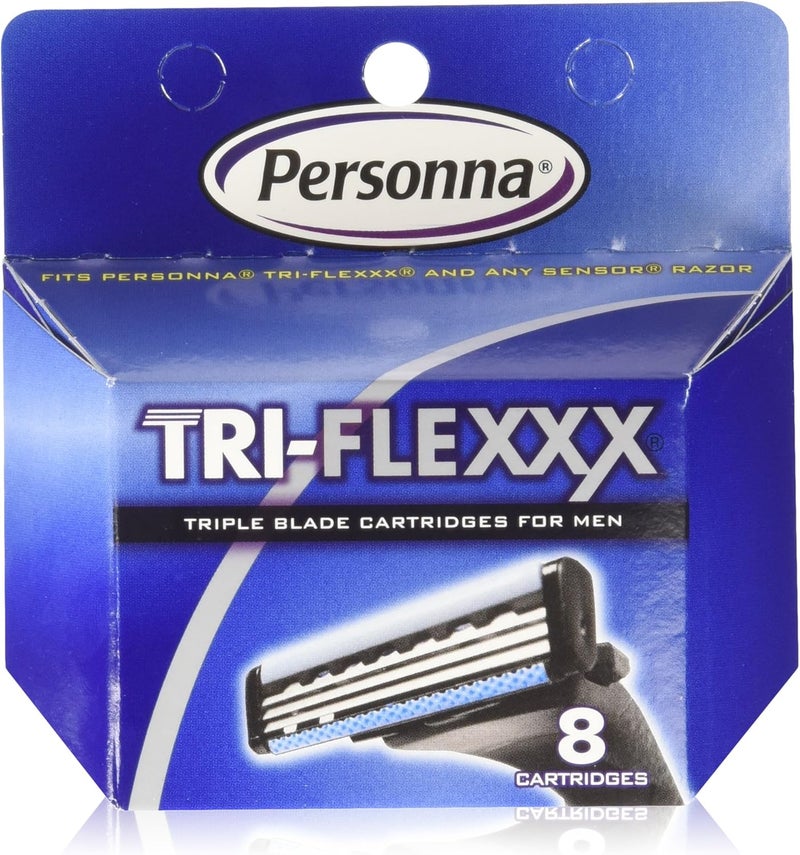 Personna Tri-Flexxx Triple Blade Cartridges for Gillette Sensor Razors - 24 Count - Image 1
