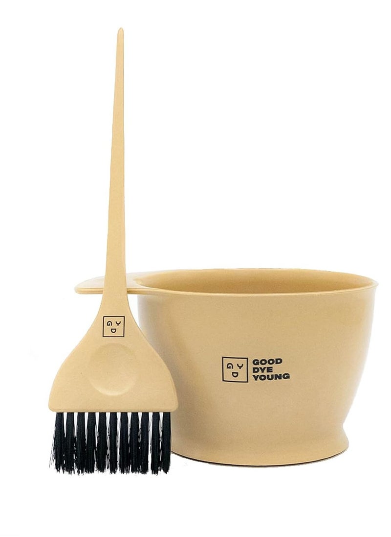 Good Dye Young Good Dye Young Hair Dye Kit – 2-Piece Hair Dye Brush and Bowl Set – Reusable Earth Friendly Hair Coloring Kit – Vegan & Cruelty Free Tinting Kit  - Image 1