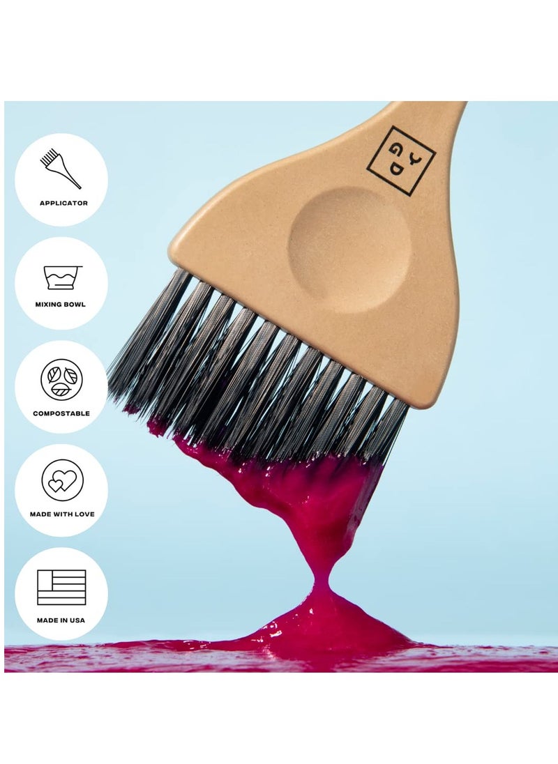Good Dye Young Good Dye Young Hair Dye Kit – 2-Piece Hair Dye Brush and Bowl Set – Reusable Earth Friendly Hair Coloring Kit – Vegan & Cruelty Free Tinting Kit  - Image 2
