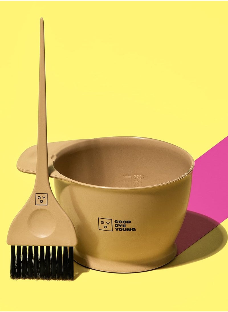 Good Dye Young Good Dye Young Hair Dye Kit – 2-Piece Hair Dye Brush and Bowl Set – Reusable Earth Friendly Hair Coloring Kit – Vegan & Cruelty Free Tinting Kit  - Image 4