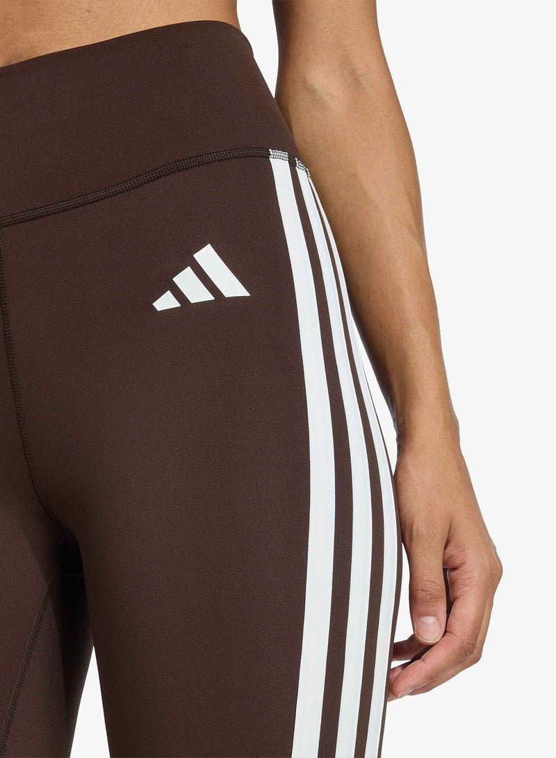 Adidas Optimé Essentials 3-Stripes Flared Leggings - Image 3
