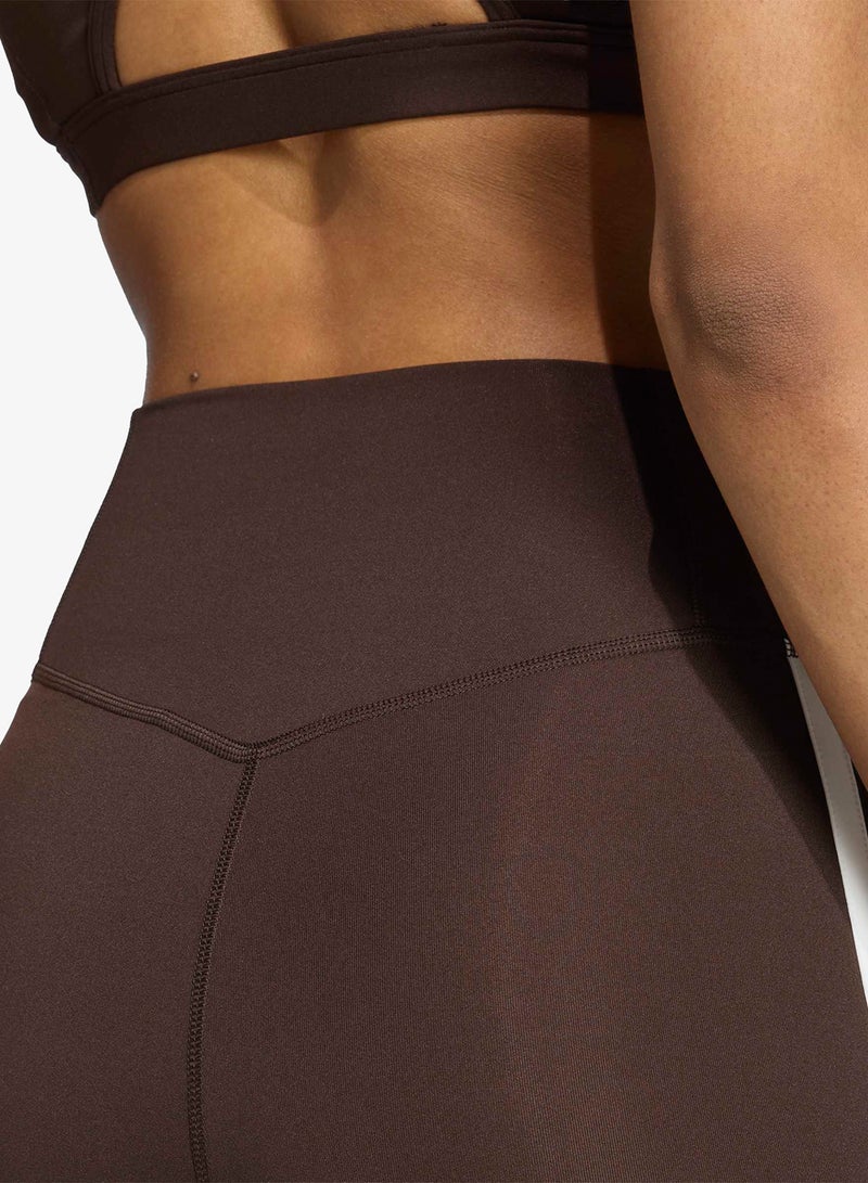 Adidas Optimé Essentials 3-Stripes Flared Leggings - Image 4