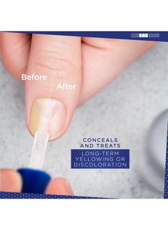 Blue Cross Blue Cross Nail Whitener, Professional Nail Care, Optical Nail Brightening Basecoat + Nail concealer with Vitamin E, Lemon + Lime Extracts, Made in USA, 15mL/0.5fl oz  - Image 3