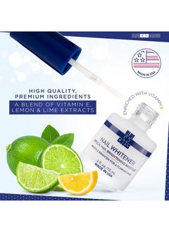 Blue Cross Blue Cross Nail Whitener, Professional Nail Care, Optical Nail Brightening Basecoat + Nail concealer with Vitamin E, Lemon + Lime Extracts, Made in USA, 15mL/0.5fl oz  - Image 2