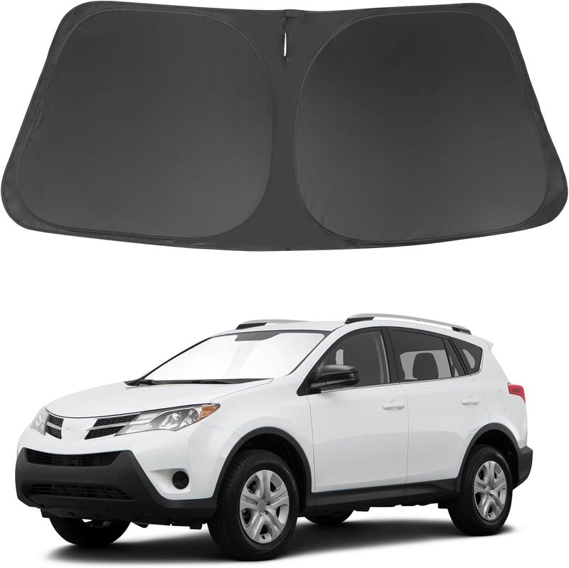 LHFLIVE Windshield Sun Shade Compatible with 2013-2018 Toyota Avalon Accessories Foldable Sun Blocker Protect Car from Sun Rays & Heat Damage - Image 1