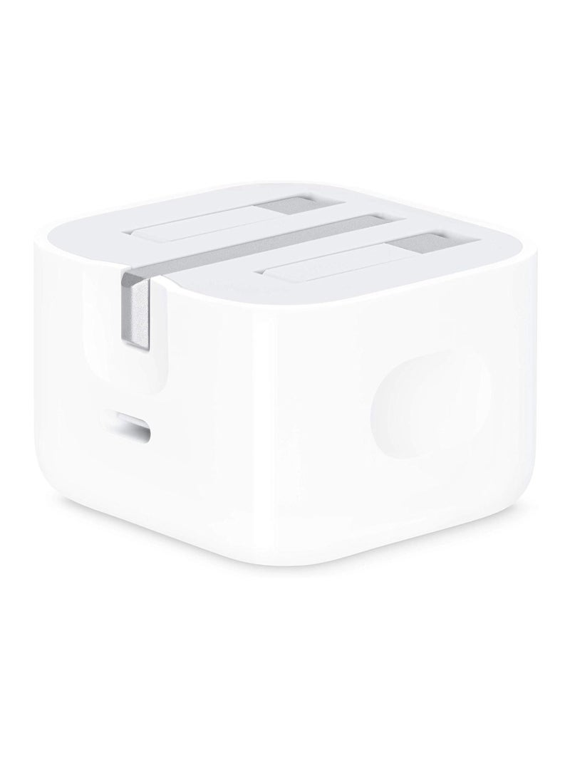 ايونلاين محول طاقة ثلاثي بمنفذ USB C بقدرة 20 وات أبيض - Image 2
