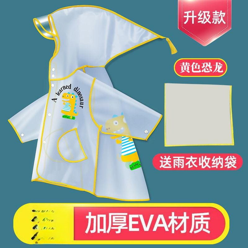Children'S Raincoat, Kindergarten, Waterproof, Small Class, Cartoon Dinosaur, Cute Baby Rain Gear - Image 5