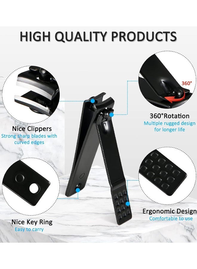 Super ZYouth 26 Piece Professional Pedicure and Nail Clipper Manicure Tool Set for Face Hand and Foot Care Brown - Image 3