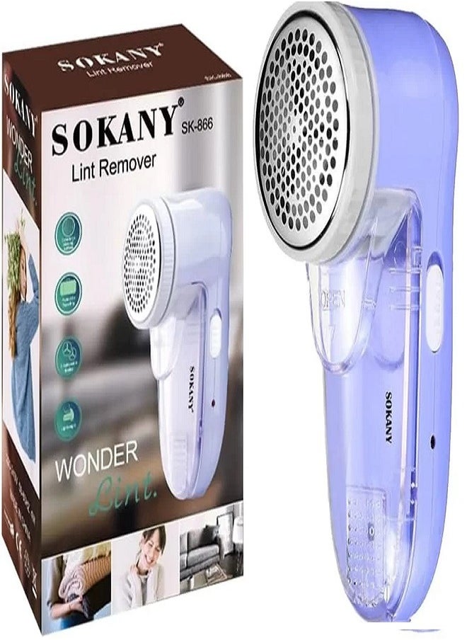 sokany Sokany Electric Rechargeable Lint Remover from Clothes wonder lint Blue SK-866  - Image 1