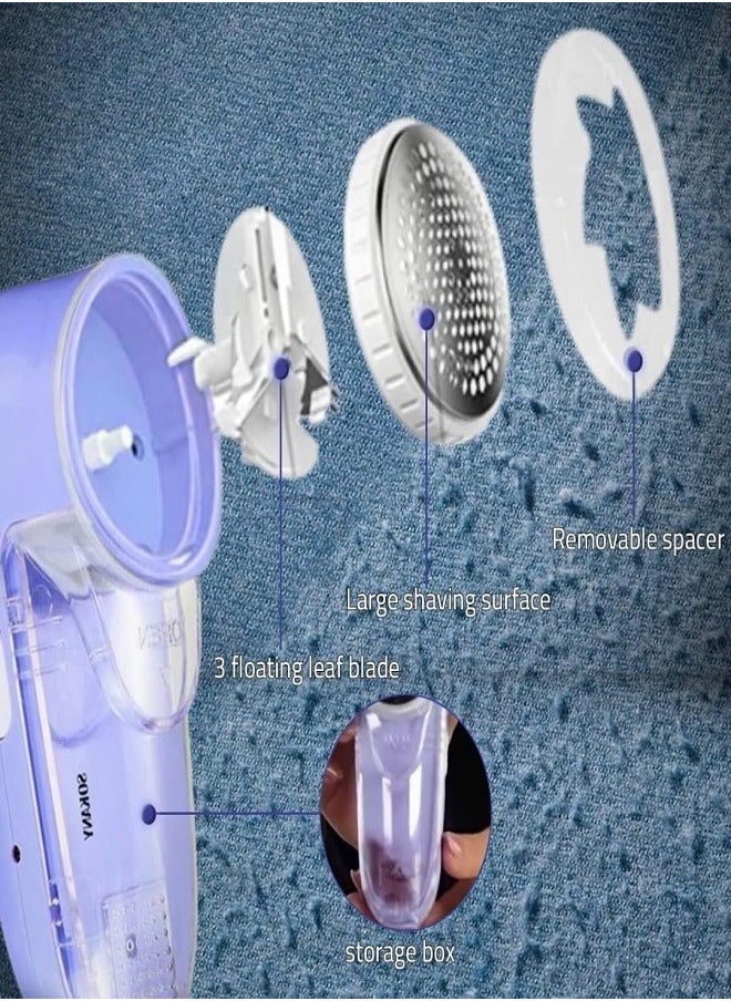 sokany Sokany Electric Rechargeable Lint Remover from Clothes wonder lint Blue SK-866  - Image 5
