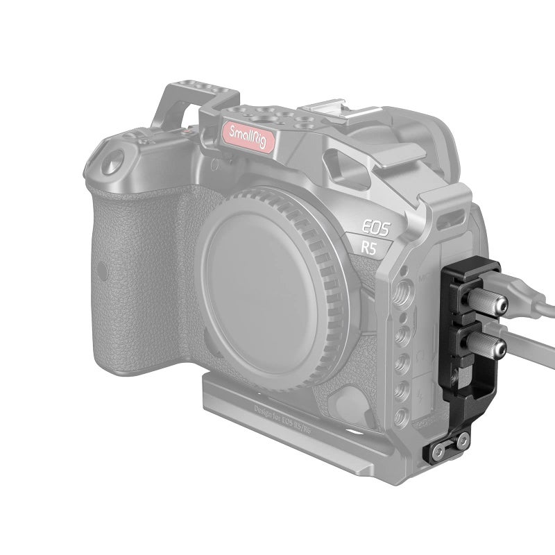 SmallRig Cable Clamp for HDMI and USB-C for Canon R5 / R6 / R5 C Cage 2982/3464 and R6 Mark II Camera Cage 4159-2981 - Image 1