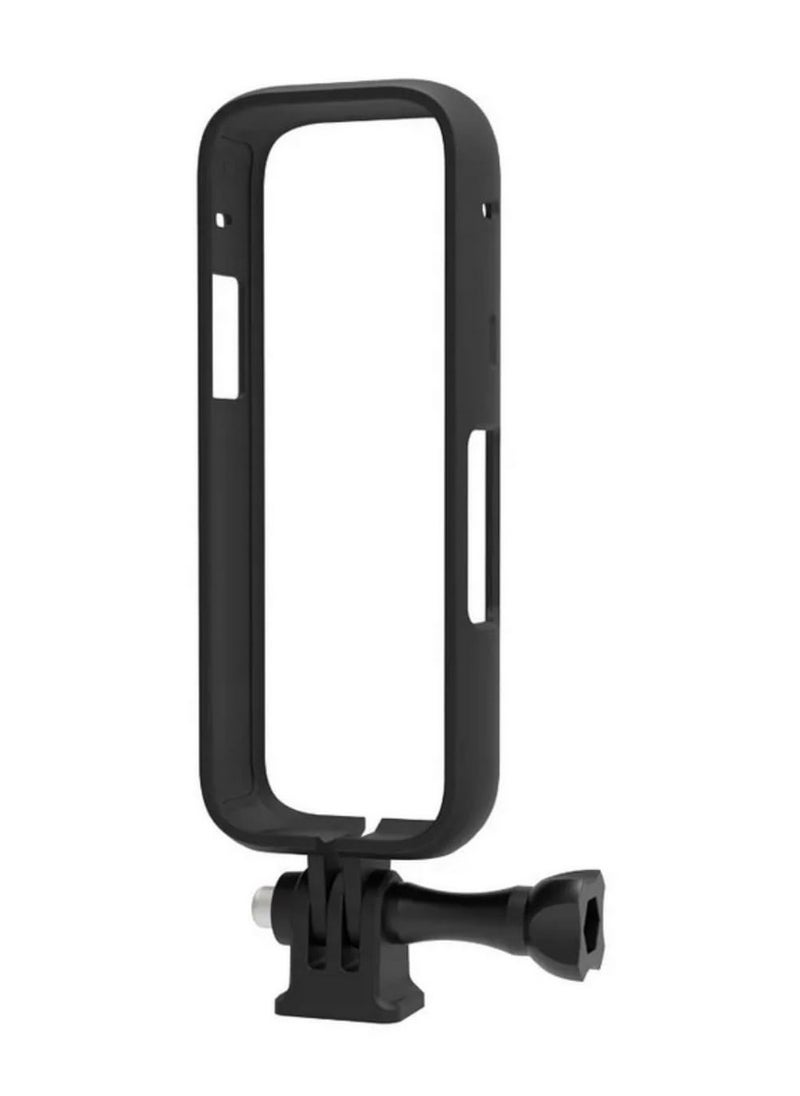 Generic For Insta360 X4 Protective Cover Plastic Frame Panoramic Cage Adapter Mount for Insta360 X4 Sports Camera Accessories Durable ABS Material Scratch Resistant Body and Lens Protection  - Image 3