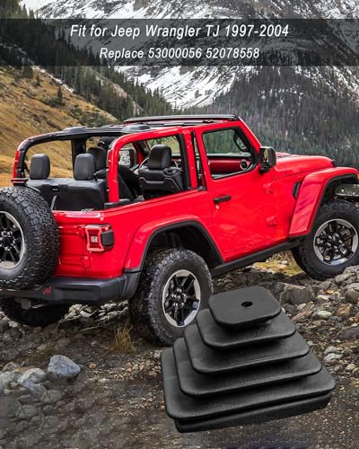 Vaticas Shifter Boot and Retainer Bezel Kit Replace 53000056 52078558 Fit for Jeep Wrangler TJ 1997 1998 1999 2000 2001 2002 2003 2004 - Image 5