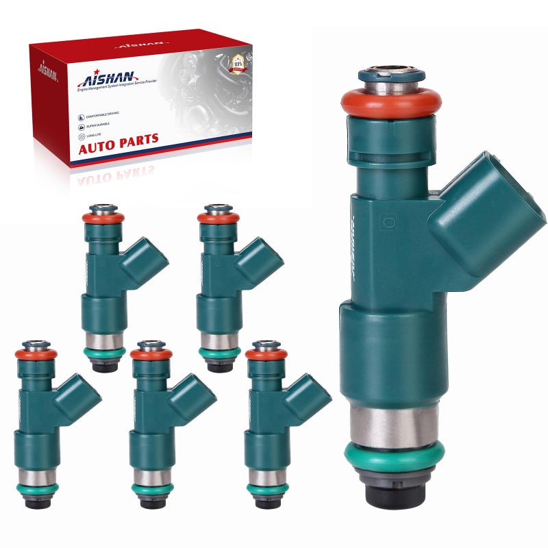 AISHAN 6PCS Fuel Injectors 4 Holes Compatible with Volvo S80 XC90 20072014 V70 20082010 XC60 20102014 XC70 20082014 XC90 20072013 L6 32L Replace 30777501 LR001982 - Image 2
