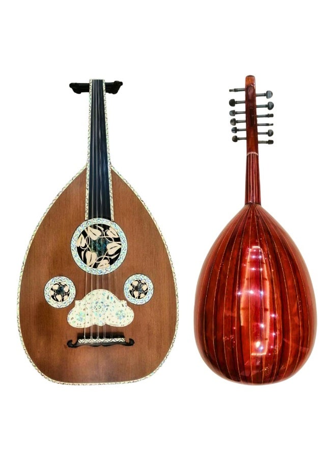 موسيقى الكرز عود موسيقي سوبر لوكس العالمي وجه سيدار وظهر ورد