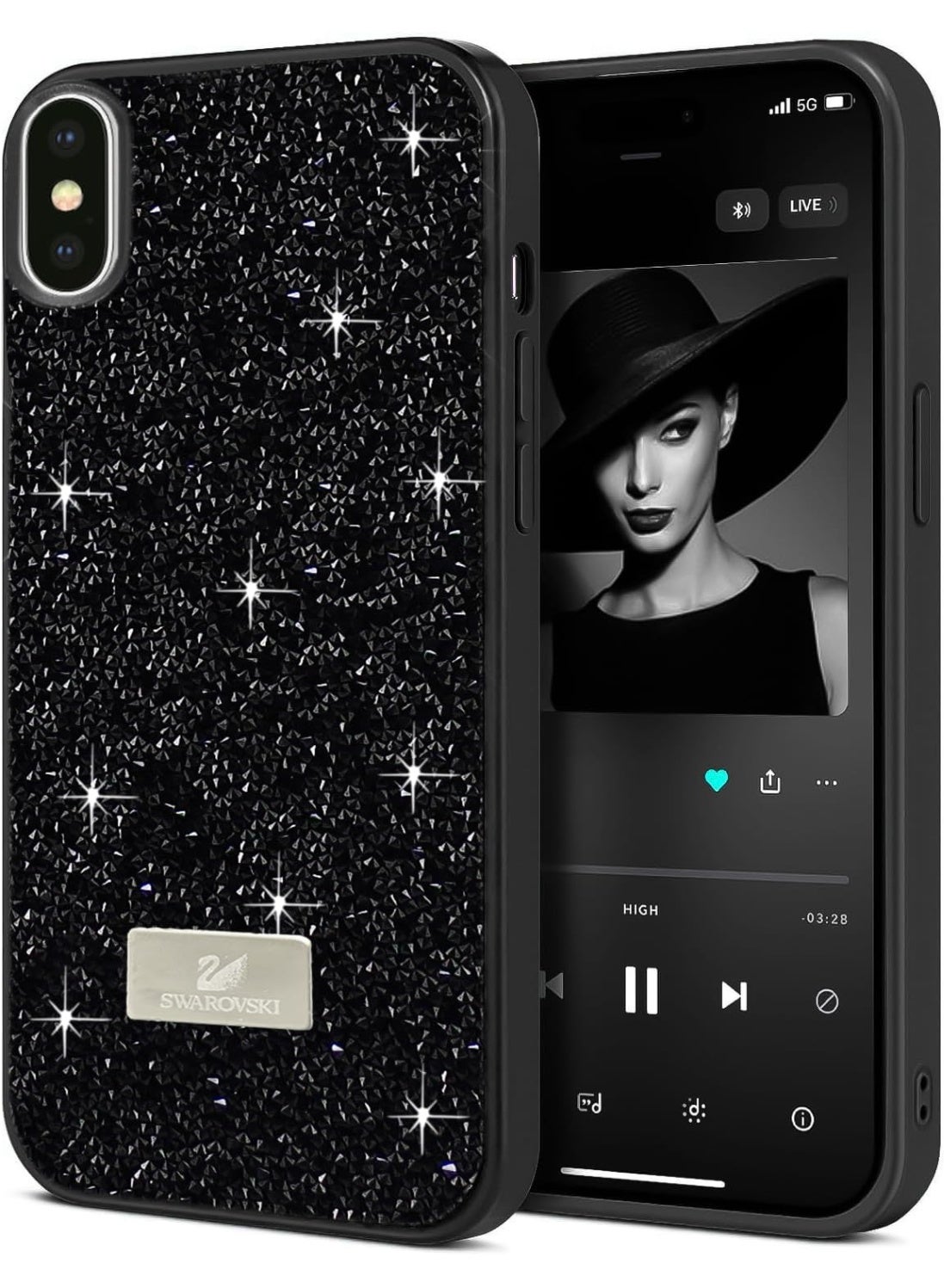 swarovski Swarovski iPhone X Xs Case glitter,sparklediamondcrystalbling ultra thin lightweight full body ZB959081AA69AB5A26138Z