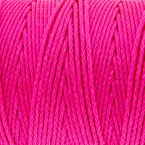 HONGDA Nylon Twine, 500 Feet #18 Braided Nylon Mason line String Perfect for Masonry Jobs and for The Layout of General Construction, Gardening, DIY Project, Fluorescent Pink - Image 3