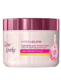 Glow & Lovely Hydraglow Day Cream Hydrating Rose Serum Cream Lightweight 50g 