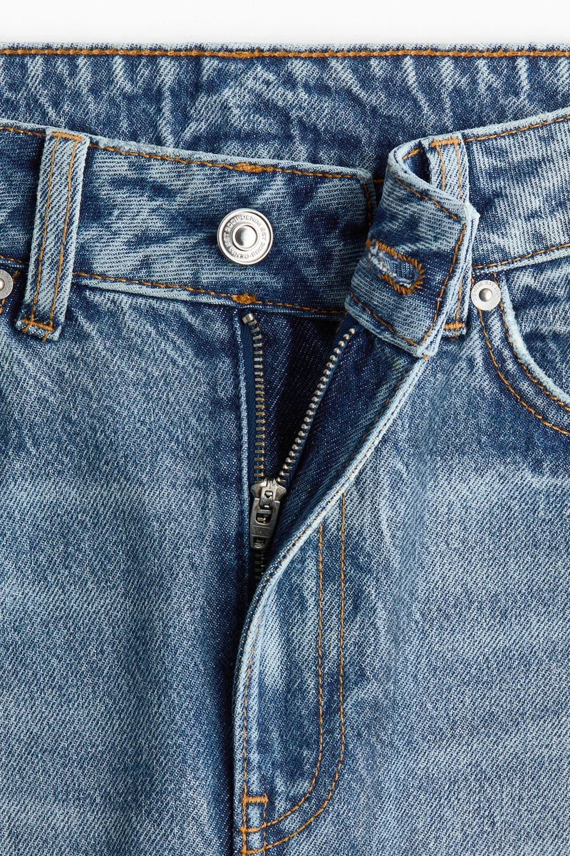 H&M  Barrel Leg High Waist Jeans for Women | Best Price UAE