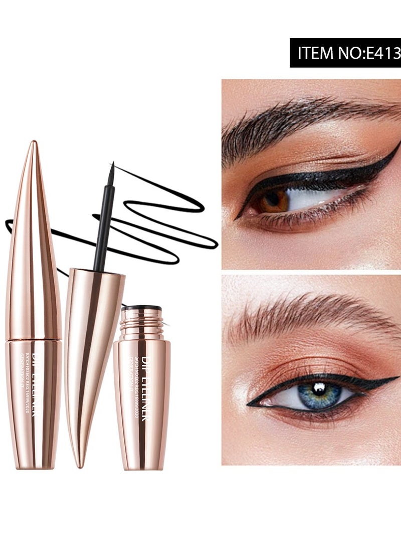 Menow New Dip Eyeliner 4ml - Black  - Image 3