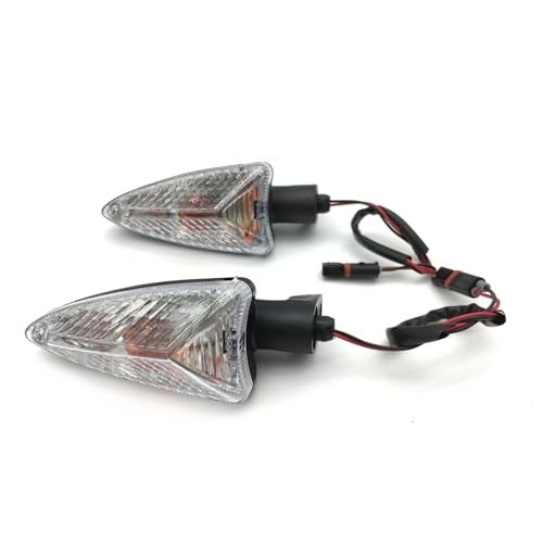 SPNUVR 2Pcs Motorcycle Turn Signals Fit For BMW F650 700 800 GS 2010-2016 R1200 K1200R K1300S S1000 RR 2010-2014 Turn LampBulb (Short handle and Clear) - Image 2