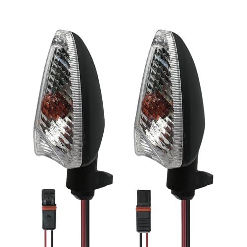 SPNUVR 2Pcs Motorcycle Turn Signals Fit For BMW F650 700 800 GS 2010-2016 R1200 K1200R K1300S S1000 RR 2010-2014 Turn LampBulb (Short handle and Clear) - Image 3