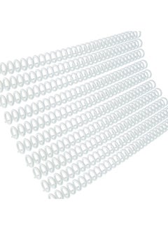 10pcs Plastic 30-Hole Loose Leaf Binders Ring Binding Spines Combs 85 Sheets Capacity for DIY Paper Notebook Album Office School Supplies