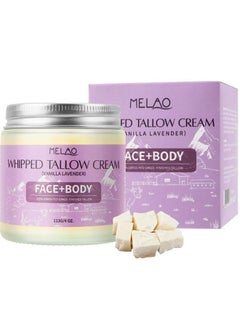 JEMPET JEMPET Beef Tallow Moisturize Cream for Skin - Tallow Body Skin Balm - Skin Moisturizer for Face & Body (113g, Vanilla Lavender)  - Image 1