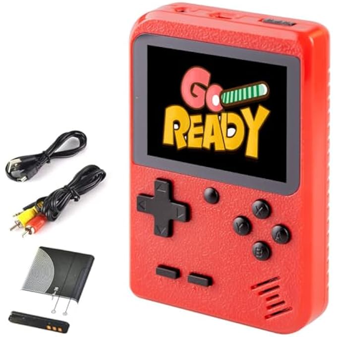 HANDHELD VIDEO GAME CONSOLE WITH 400 RETRO CLASSICAL FC GAME FOR BOY GIRL, 2.8 INCH, RECHARGEABLE BATTERY, BIRTHDAY PRESENT FOR KIDS - Image 2