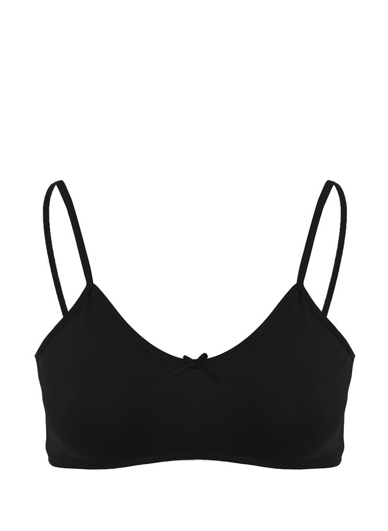 Mesery - Mesery Cotton Bra - For Women -BLack - Image 1