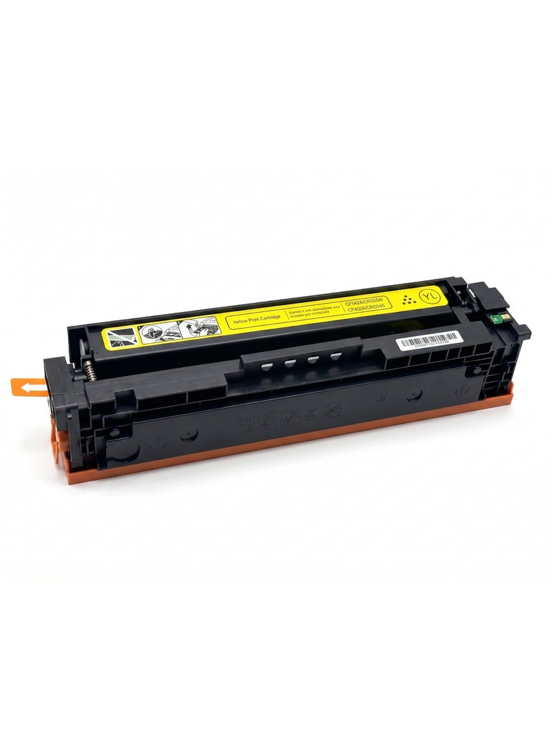 طباعة الذهب Gold Print Premium Toner Cartridge Universal Toner 203A CF543A, 201A CF403A, CRG045, Yellow Compatible for HP Color LaserJet Pro M254dw, 254nw, HP Color LaserJet Pro MFP M280nw, HP Color LaserJet Pro MFP M281fdw, 281fdn, Canon i-SENSYS LBP621Cw, LBP623Cw, MF641Cw, MF643Cdw, MF645Cx, CANON Color imageCLASS MF642Cdw, MF641Cw, MF644Cdw, LBP622Cdw, HP Color LaserJet Pro M252dn, 252n, HP Color LaserJet Pro MFP M277dw, 277n, M274n, Canon Color imageCLASS MF634Cdw, LBP612Cdw, MF632Cdw, Canon Color i-SENSYS MF631Cn, 633Cdw, 635Cx, LBP611Cn, 613Cdw, Canon Satera MF634Cdw, MF632Cdw, LBP612C, LBP611C, (JAPAN POWDER)For Use With: HP LaserJet Enterprise - Image 2