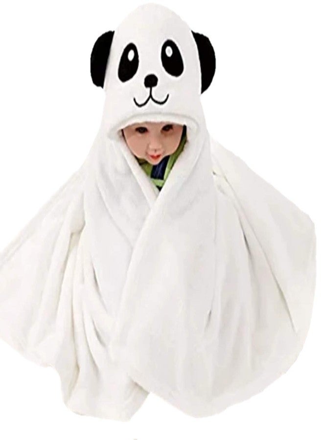 First Kick Baby Blankets Newborn Combo Pack of Super Soft Bathrobe Baby Wrapper Durable Fleece Polyester Cum Baby Bath Towel for Baby Boys Girls (80cm x 80cm, 0-6 Months) Pack of 2 Yellow White - Image 5