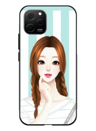 Protective Case Cover For Huawei Nova Y61 Thinking Girl Design Multicolour - pzsku/ZB959C3863519A3A004BAZ/45/_/1676460636/0503a01f-6b0b-4fd6-9b84-46d98f464715