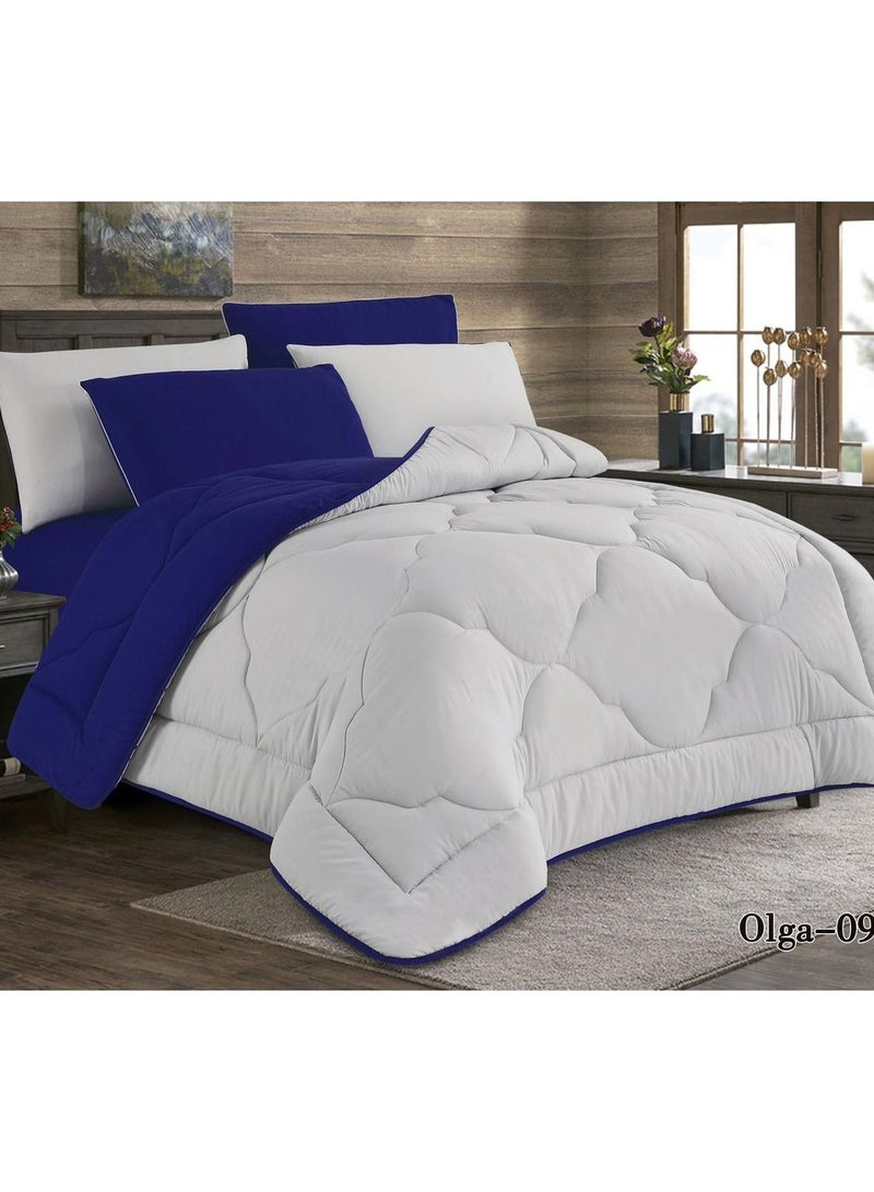 أورز طقم لحاف من اورز 6 قطع مقاس كنج نفرين - Image 2