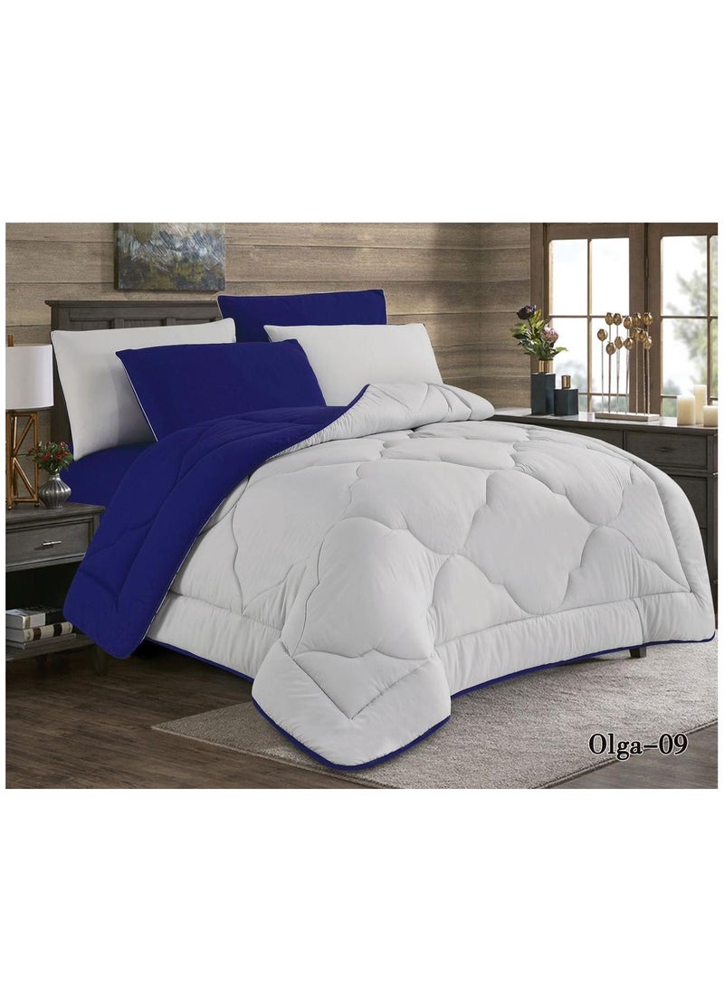 أورز طقم لحاف من اورز 6 قطع مقاس كنج نفرين - Image 3