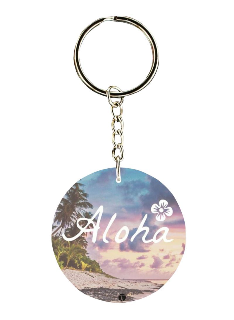 RKN Double Sided English Phrases Printed Keychain