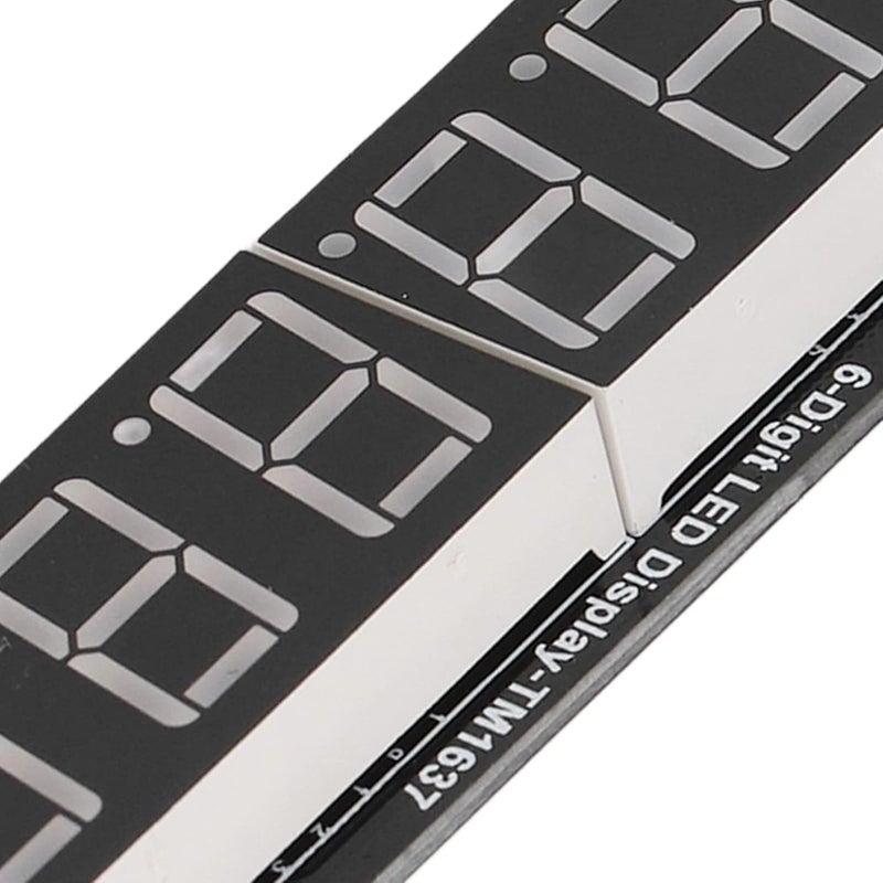 Digital Tube Display Module 6 Digit 7 Segment 0.56in Red LED with TM1637 Drive Chip for Equipment and Devices - Image 4