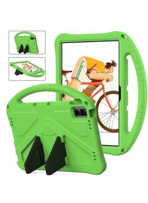 Applicable To For Huawei Honor X8 Lenovo P11 Foam Portable EVA Tablet Case For Xiaomi Pad6 Children Drop-resistant Protective Case-Color:Green-Applicable Model:Lenovo Tab M11 2024 TB330FU /TB331FC