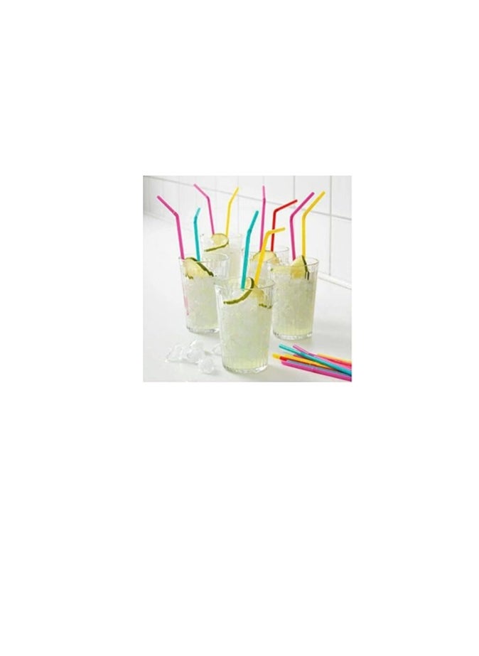 Generic - Flexible Drinking Straw - 100 Pcs - Image 1
