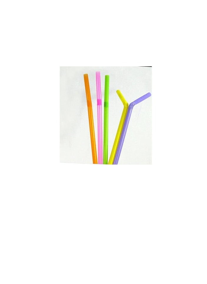 Generic - Flexible Drinking Straw - 100 Pcs - Image 1