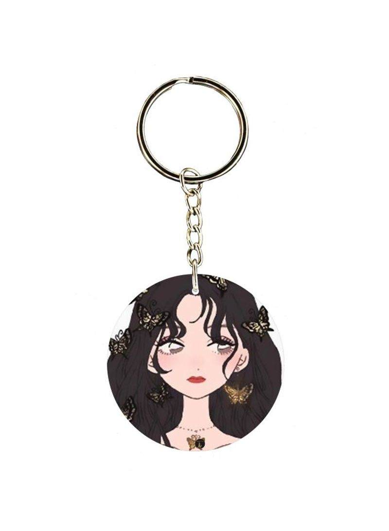 Girls Printed Keychain