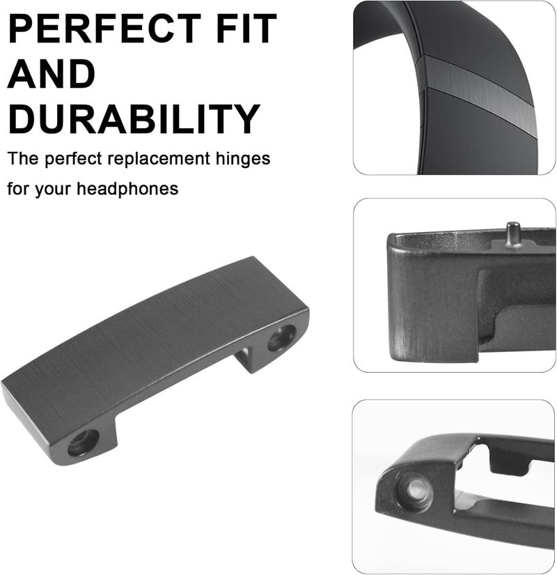 Adhiper Studio Pro Replacement Headband & Hinge & Cushion Replacement for Beats Studio Pro Headphone,Durable Parts Accessories Repair Kit Setï¼ˆBlackï¼‰ - Image 5