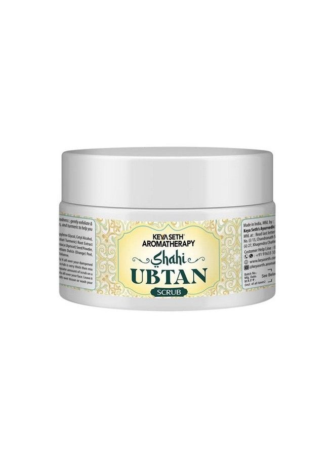 Keya Seth Aromatherapy Shahi Ubtan Scrub Natural Exfoliation Orange Apricot Turmeric Tan Removal Glowing Face & Body All Skin Types 160Gm  - Image 1
