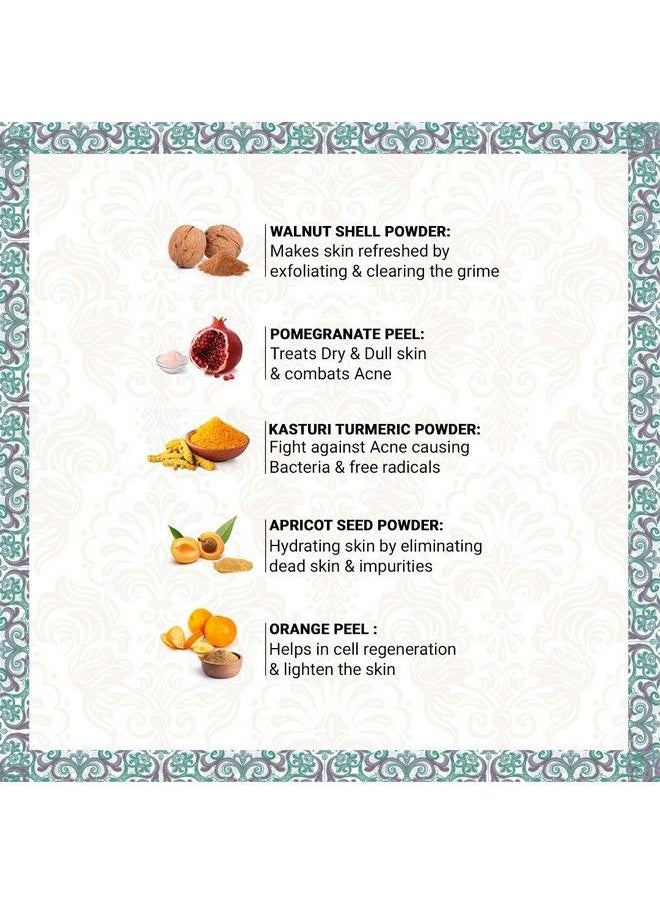 Keya Seth Aromatherapy Shahi Ubtan Scrub Natural Exfoliation Orange Apricot Turmeric Tan Removal Glowing Face & Body All Skin Types 160Gm  - Image 4