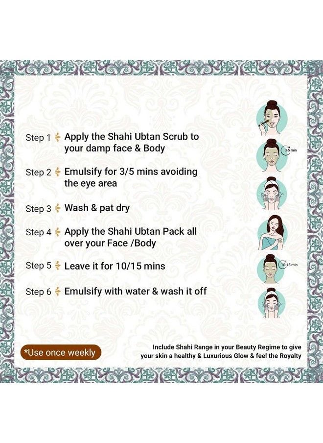 Keya Seth Aromatherapy Shahi Ubtan Scrub Natural Exfoliation Orange Apricot Turmeric Tan Removal Glowing Face & Body All Skin Types 160Gm  - Image 5