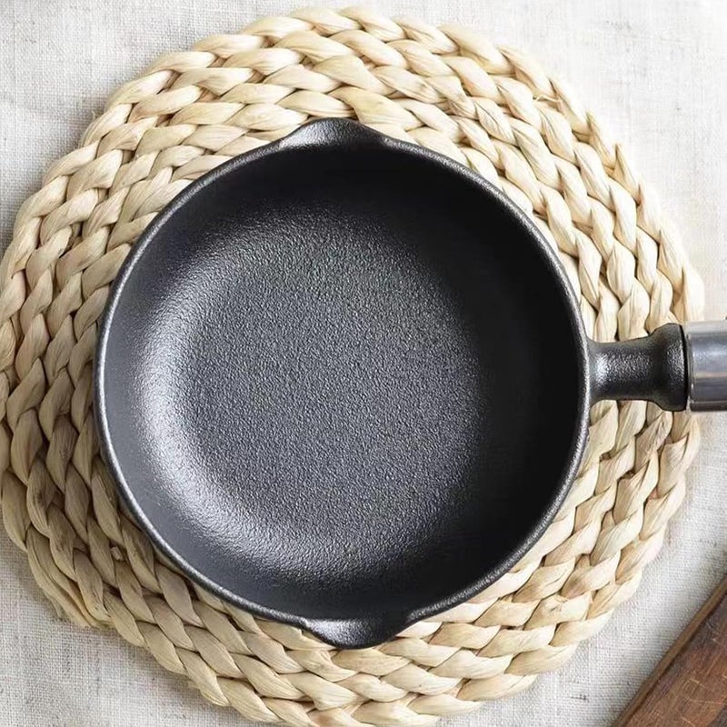 Cast Iron Sauce Pot, Oil Heating Pot Multi Functional Butter Warmer Pot for Melting Chocolate Candy and Candle Making - Image 2