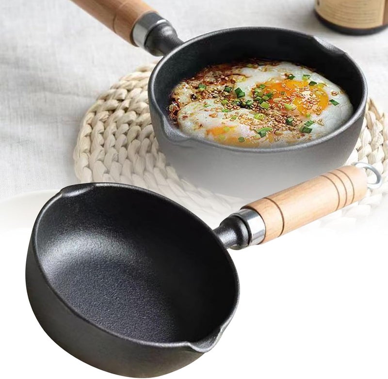 Cast Iron Sauce Pot, Oil Heating Pot Multi Functional Butter Warmer Pot for Melting Chocolate Candy and Candle Making - Image 5