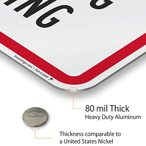 SmartSign "Private Property - No Trespassing, Soliciting, Loitering" Sign | 18" x 24" Aluminum - Image 5