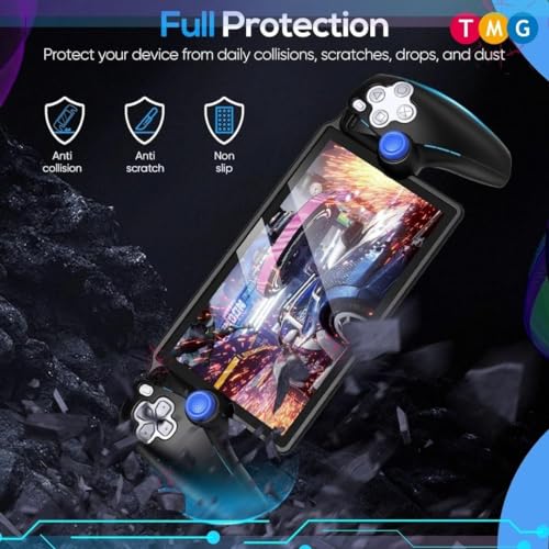 New World Protective Case for Playstation Portal, Silicone Cover for PS Portal Soft Grip Cover Case Protector with Full Protection Grips Accessories Kit for Playstation Remote Player. (Black) - Image 3